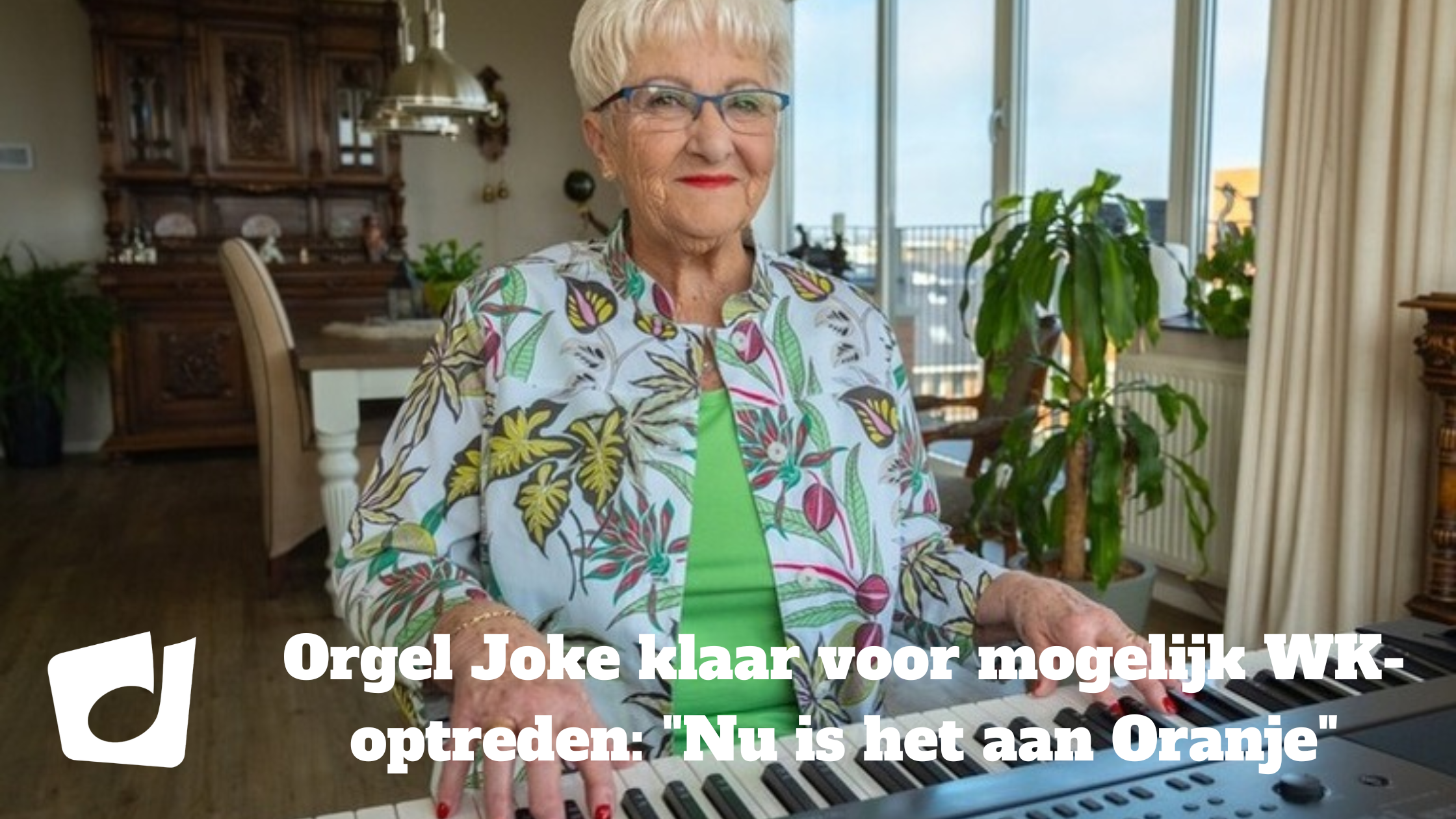 Orgel Joke klaar voor mogelijk WK-optreden: "Nu is het aan Oranje"
